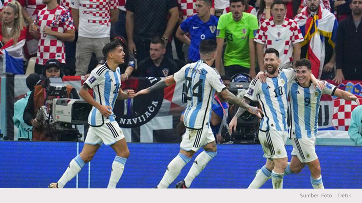  Argentina Melaju Ke Final Pesta Sepak Bola Dunia 2022, Setelah Menang Telak atas Croacia