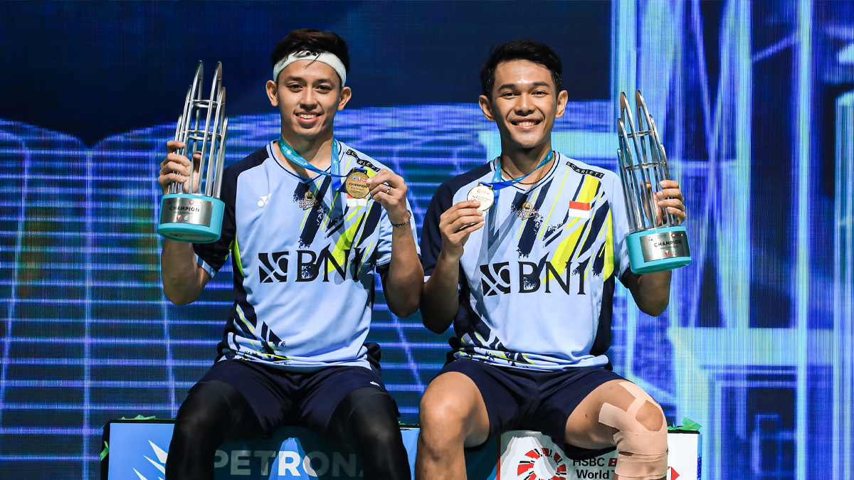  [Petronas Malaysia Open 2023] Fajar/Rian Raih Gelar Juara