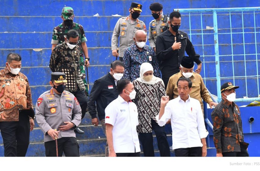  Jokowi Berharap Ada Reformasi Total PSSI