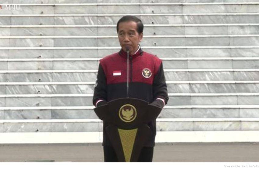 Jokowi Lepas Kontingen Indonesia untuk SEA Games 2023