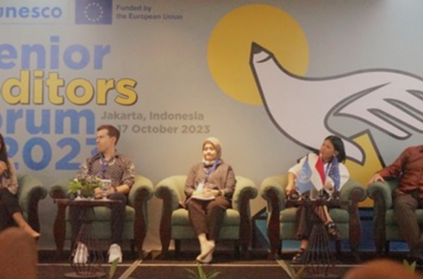  Forum Senior Editor di Jakarta Bahas Tantangan Peliputan Pemilu dan Kebebasan Media