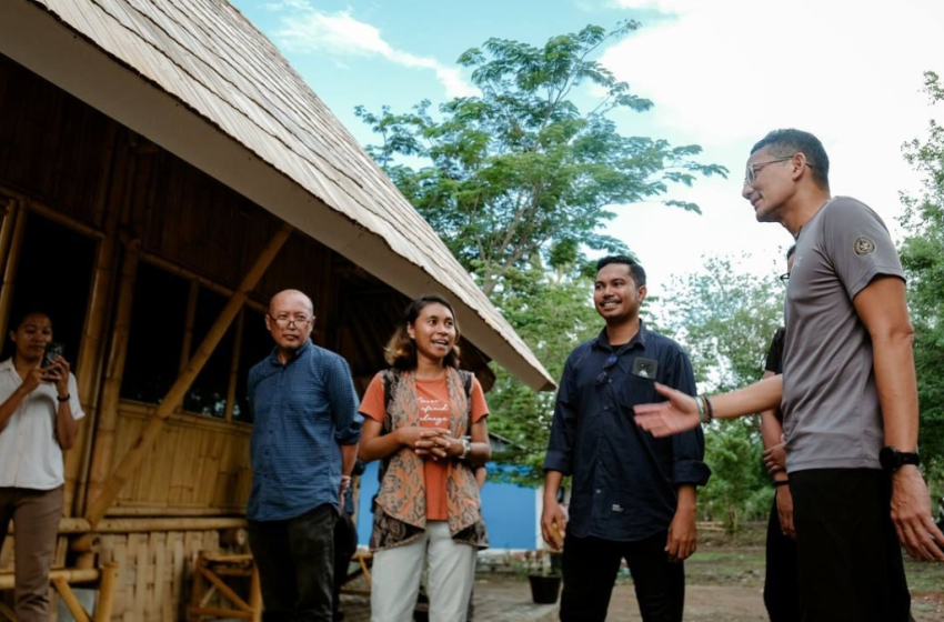  Menparekraf Apresiasi “Kampus Bambu Komodo” Hadirkan Produk Ekraf Berkelanjutan