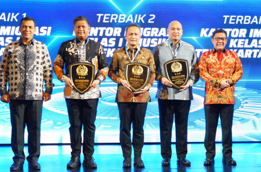  Banyak Menindak dan Deportasi WNA, Imigrasi Soekarno-Hatta Raih Tiga Penghargaan Jusuf Adiwinata Award