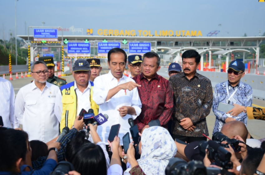  Presiden Jokowi Resmikan Jalan Tol Pamulang – Cinere – Raya Bogor, Menambah Pilihan Mobilitas Masyarakat