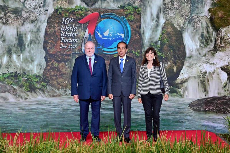 Pembukaan KTT World Water Forum Ke-10, Presiden Jokowi Sambut para Pemimpin Delegasi