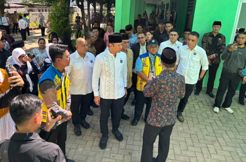  AHY Cek Progres Rehabilitasi MTs di Bogor yang Sempat Ambruk