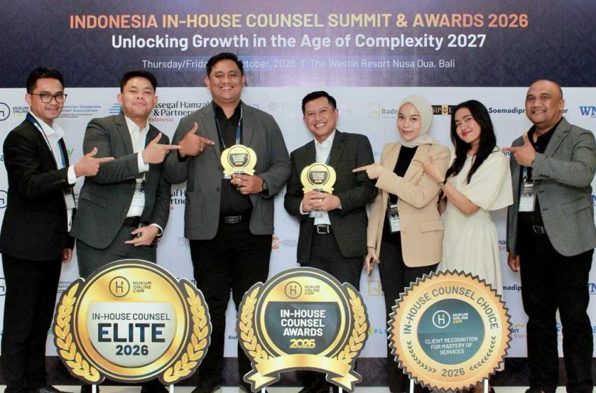  Perkuat Tata Kelola Perusahaan, Pegadaian Raih Dua Penghargaan di Indonesia In-House Counsel Awards 2026